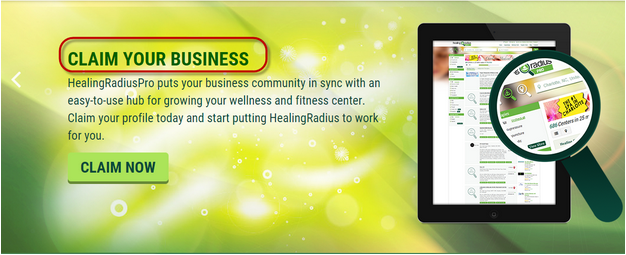 Claim your wellness business - HealingRadiusPro